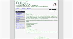 Desktop Screenshot of chchengcpa.com